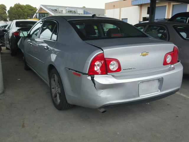 1G1ZC5E07CF393283 - 2012 CHEVROLET MALIBU 1LT 银色 照片 3