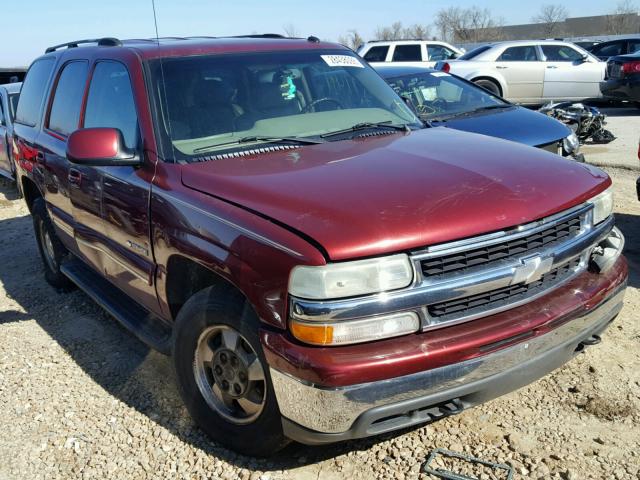 1GNEK13ZX3J250206 - 2003 CHEVROLET TAHOE K150 BURGUNDY photo 1