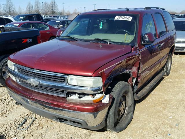 1GNEK13ZX3J250206 - 2003 CHEVROLET TAHOE K150 BURGUNDY photo 9