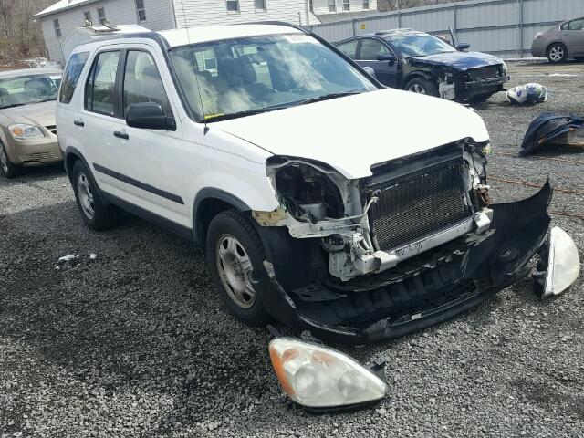 JHLRD78545C047724 - 2005 HONDA CR-V LX WHITE photo 1