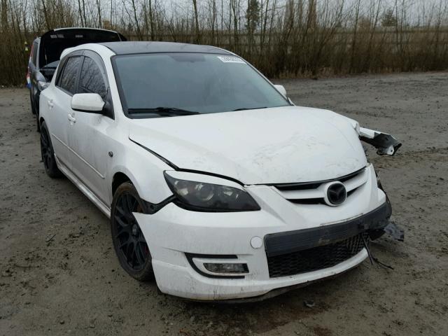 JM1BK34L581180204 - 2008 MAZDA SPEED 3 WHITE photo 1