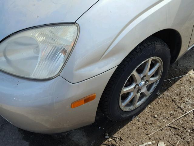 JT2BK18U520055698 - 2002 TOYOTA PRIUS SILVER photo 9