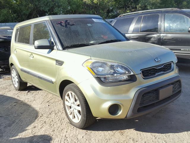 KNDJT2A62D7553773 - 2013 KIA SOUL + GREEN photo 1