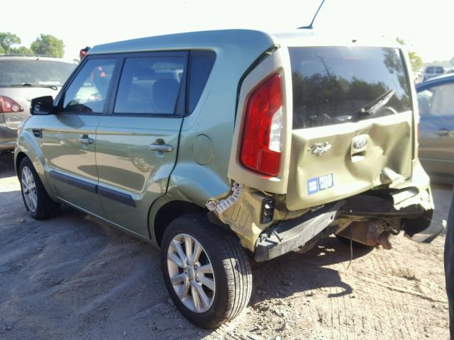 KNDJT2A62D7553773 - 2013 KIA SOUL + GREEN photo 3