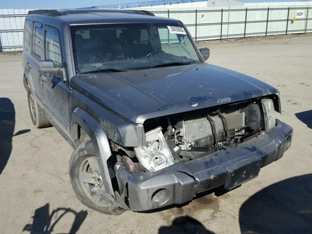 1J8HG48K97C654167 - 2007 JEEP COMMANDER GRAY photo 1