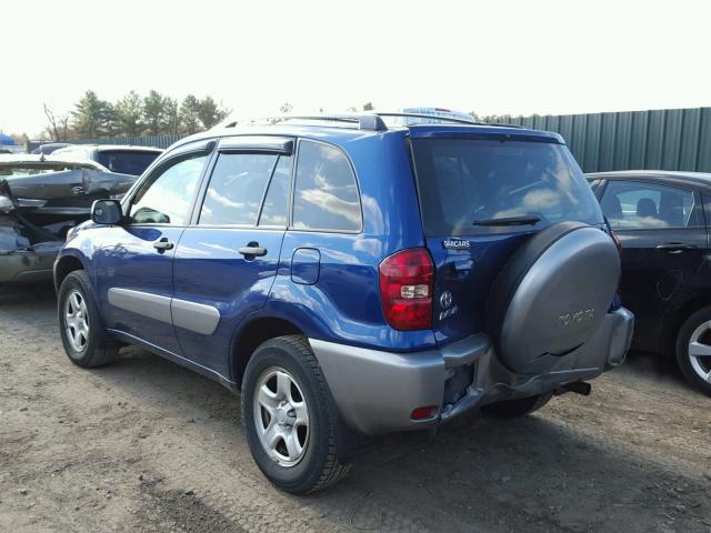 JTEHD20V756045807 - 2005 TOYOTA RAV4 BLUE photo 3