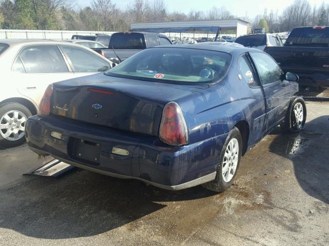 2G1WW12E719277526 - 2001 CHEVROLET MONTE CARL 蓝色 照片 4