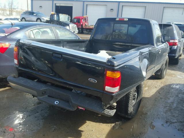 1FTYR10X5XTA48985 - 1999 FORD RANGER BLACK photo 4