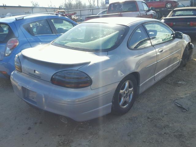 1G2WP12K8WF289214 - 1998 PONTIAC GRAND PRIX SILVER photo 4