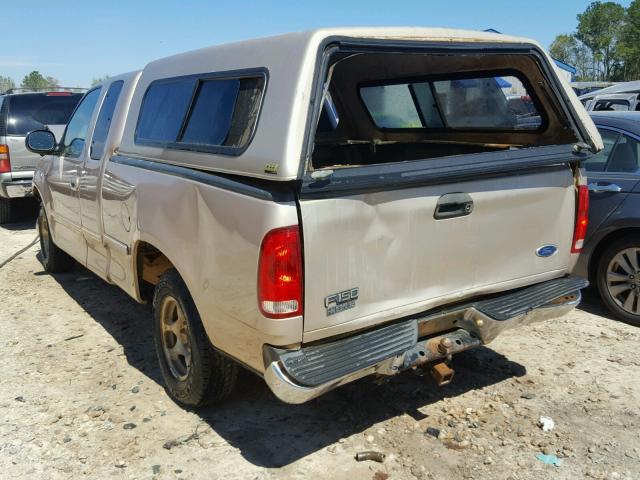 1FTZX1766WNA20378 - 1998 FORD F150 BEIGE photo 3