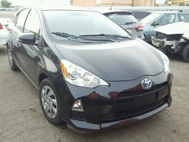 JTDKDTB33C1000613 - 2012 TOYOTA PRIUS C BLACK photo 1