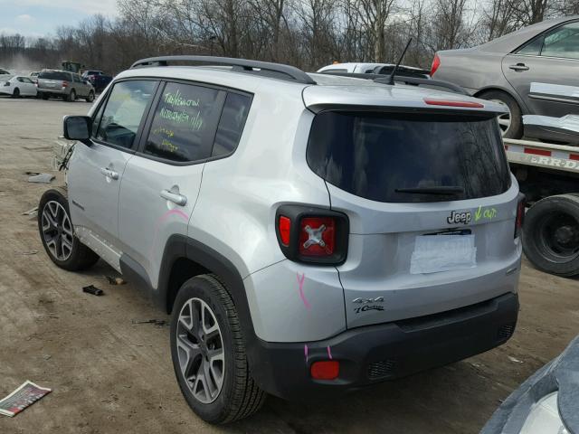 ZACCJBBT0FPB68371 - 2015 JEEP RENEGADE L SILVER photo 3