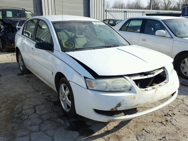 1G8AJ58F47Z108144 - 2007 SATURN ION LEVEL WHITE photo 1