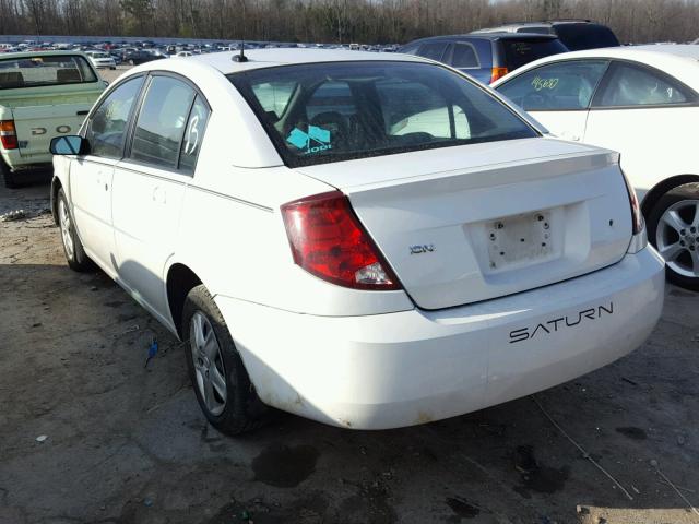 1G8AJ58F47Z108144 - 2007 SATURN ION LEVEL WHITE photo 3
