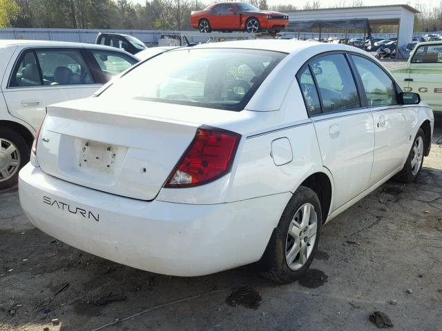 1G8AJ58F47Z108144 - 2007 SATURN ION LEVEL WHITE photo 4