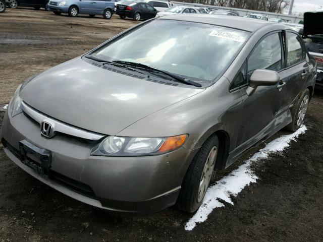 2HGFA15588H301528 - 2008 HONDA CIVIC LX BEIGE photo 2