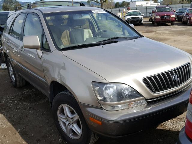 JT6HF10U9X0022123 - 1999 LEXUS RX 300 BEIGE photo 1