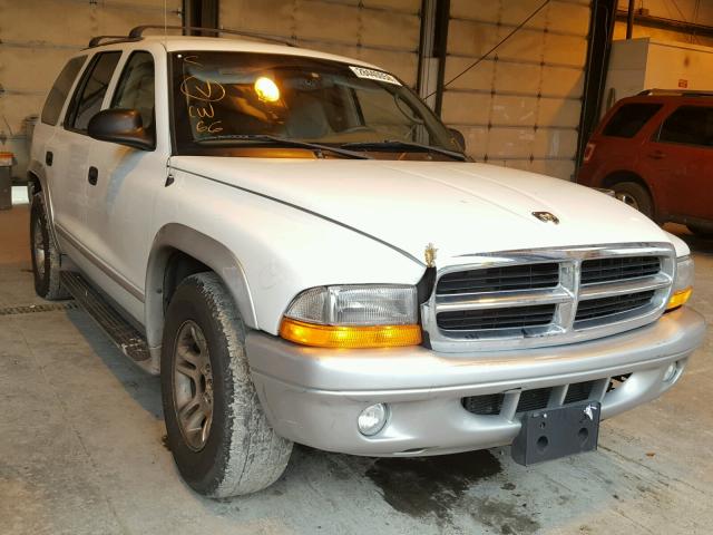 1B4HR58N92F136128 - 2002 DODGE DURANGO SL WHITE photo 1