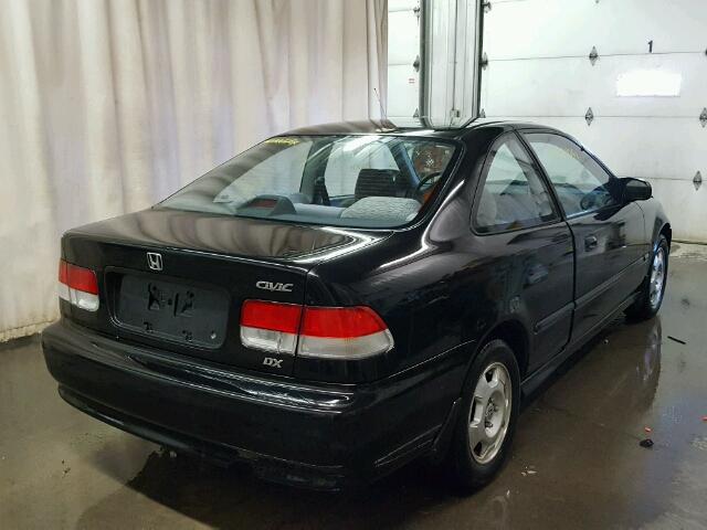 1HGEJ6125XL079844 - 1999 HONDA CIVIC DX BLACK photo 4