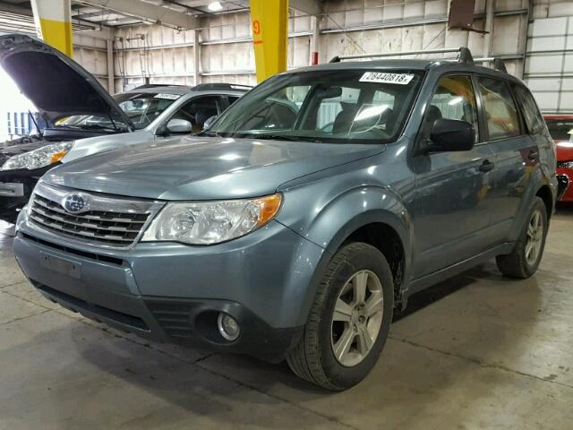 JF2SH61659H740859 - 2009 SUBARU FORESTER 2 BLUE photo 2