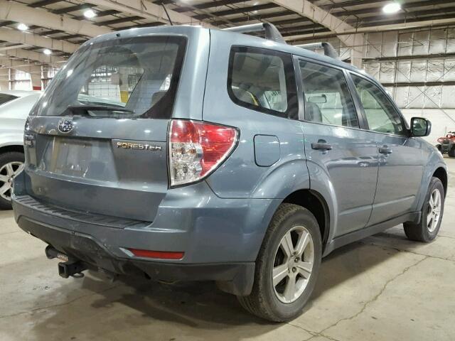 JF2SH61659H740859 - 2009 SUBARU FORESTER 2 BLUE photo 4