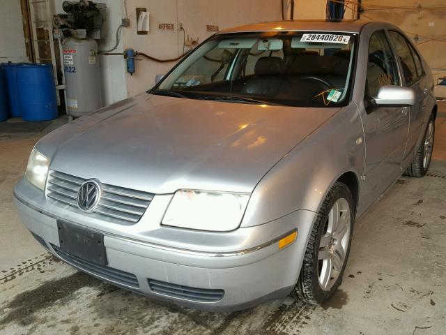 3VWSE69M14M009258 - 2004 VOLKSWAGEN JETTA GLS SILVER photo 2