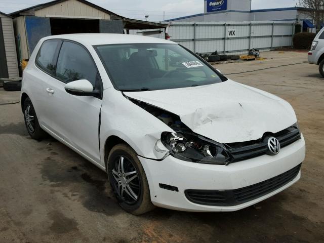 WVWAA7AJ0BW116249 - 2011 VOLKSWAGEN GOLF WHITE photo 1