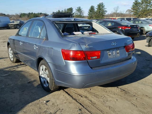 5NPET4AC9AH591351 - 2010 HYUNDAI SONATA GLS BLUE photo 3