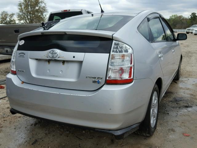 JTDKB20U587696651 - 2008 TOYOTA PRIUS SILVER photo 4