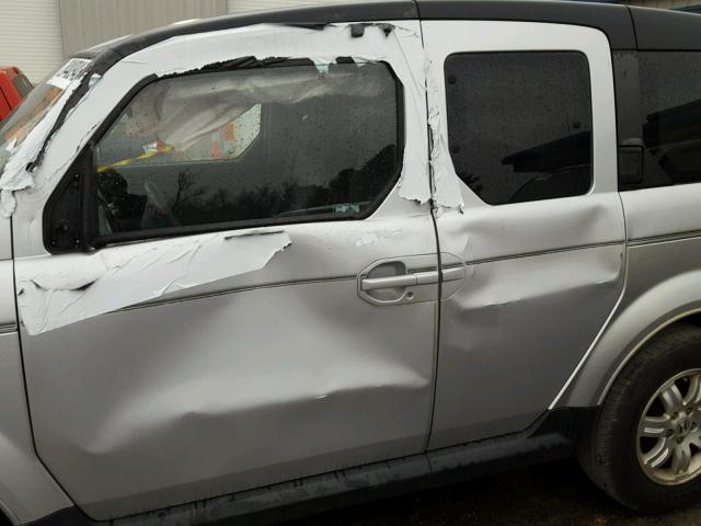 5J6YH27707L009682 - 2007 HONDA ELEMENT EX SILVER photo 9