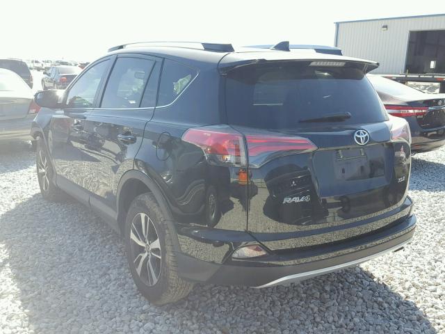 2T3WFREV5GW306084 - 2016 TOYOTA RAV4 XLE BLACK photo 3