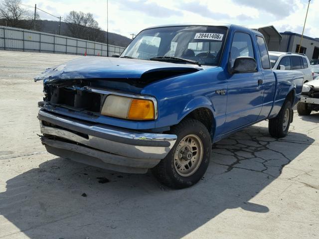 1FTCR14XXPPB64583 - 1993 FORD RANGER SUP BLUE photo 2