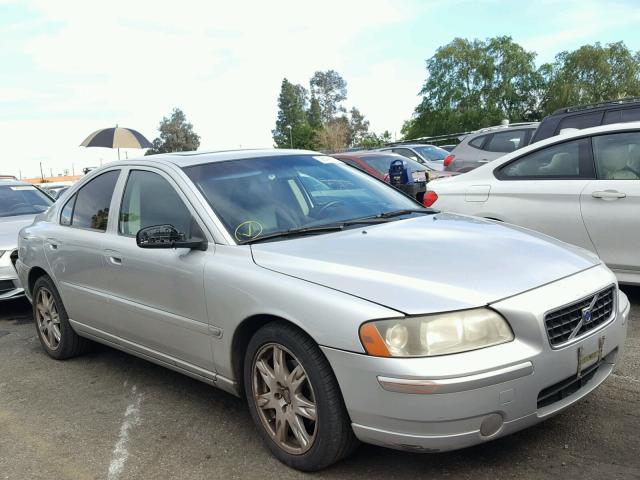 YV1RS592662534680 - 2006 VOLVO S60 2.5T SILVER photo 1