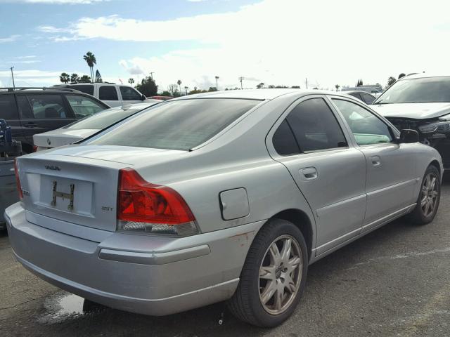 YV1RS592662534680 - 2006 VOLVO S60 2.5T SILVER photo 4
