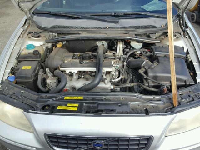 YV1RS592662534680 - 2006 VOLVO S60 2.5T SILVER photo 7