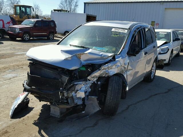 5J6RE4H54BL053215 - 2011 HONDA CR-V EX SILVER photo 2