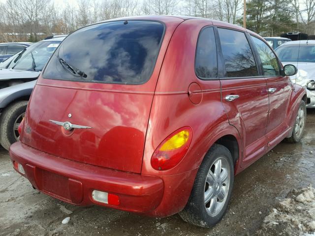 3C8FY68B73T509858 - 2003 CHRYSLER PT CRUISER RED photo 4