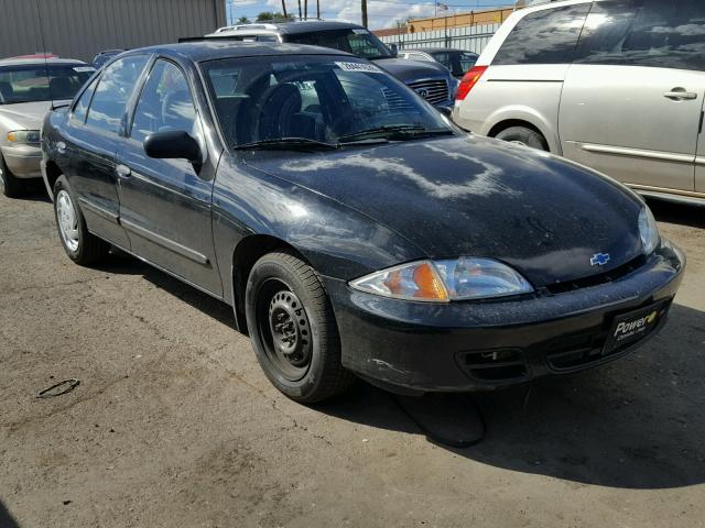 1G1JF524427383363 - 2002 CHEVROLET CAVALIER L BLACK photo 1