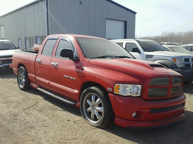 1D7HA18D24J277333 - 2004 DODGE RAM 1500 S RED photo 1