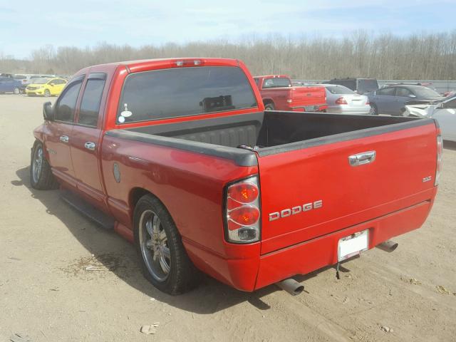 1D7HA18D24J277333 - 2004 DODGE RAM 1500 S RED photo 3