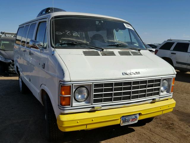 2B4GB11T9EK257264 - 1984 DODGE RAM WAGON WHITE photo 1