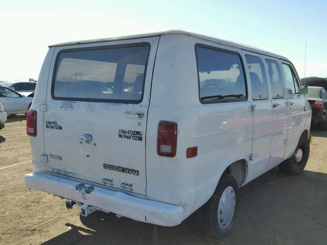 2B4GB11T9EK257264 - 1984 DODGE RAM WAGON WHITE photo 4