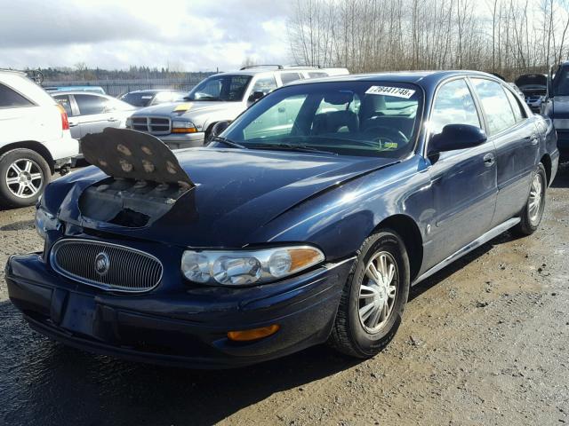 1G4HP52K13U152663 - 2003 BUICK LESABRE CU BLUE photo 2