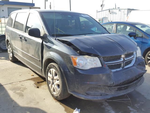 2C4RDGBG1DR747083 - 2013 DODGE GRAND CARA BLACK photo 1