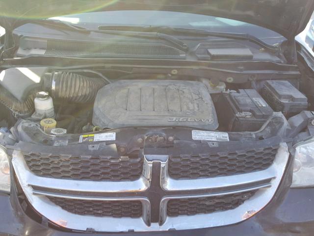 2C4RDGBG1DR747083 - 2013 DODGE GRAND CARA BLACK photo 7