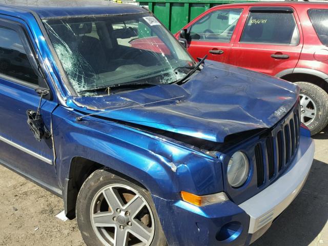 1J4FF48B09D158098 - 2009 JEEP PATRIOT LI BLUE photo 9