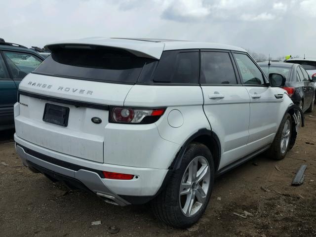 SALVT2BG0DH759637 - 2013 LAND ROVER RANGE ROVE WHITE photo 4