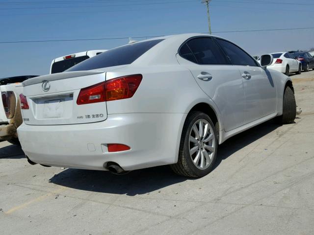 JTHCK262075008459 - 2007 LEXUS IS 250 SILVER photo 4