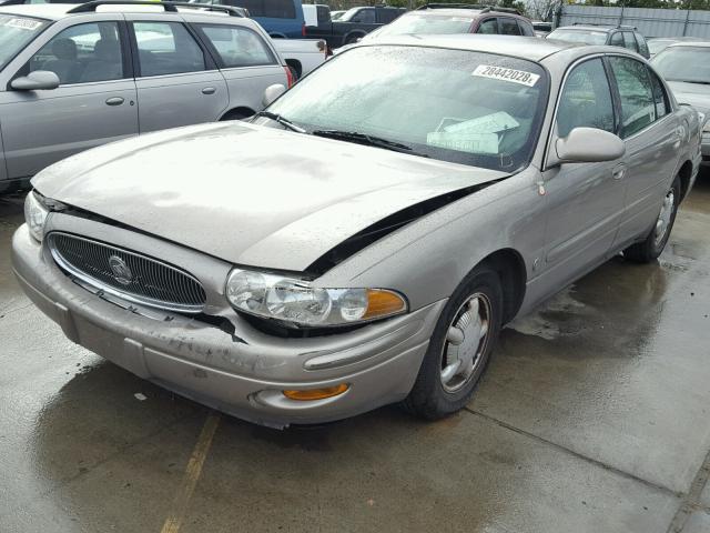 1G4HR54K2YU101042 - 2000 BUICK LESABRE LI BEIGE photo 2