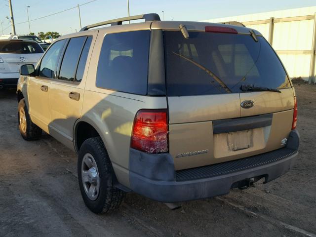 1FMZU62K83UC23084 - 2003 FORD EXPLORER X BEIGE photo 3